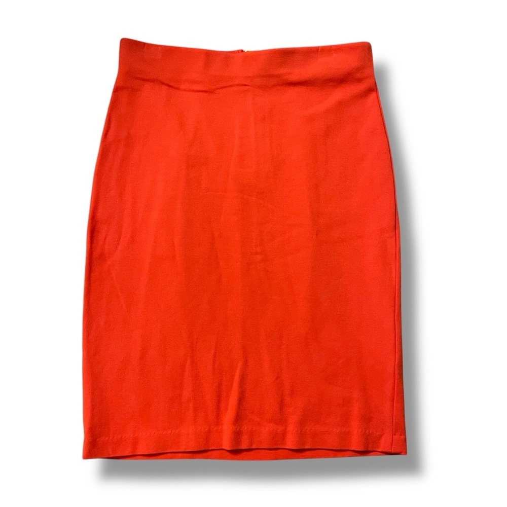 Philosophy Vibrant Orange Pencil Skirt